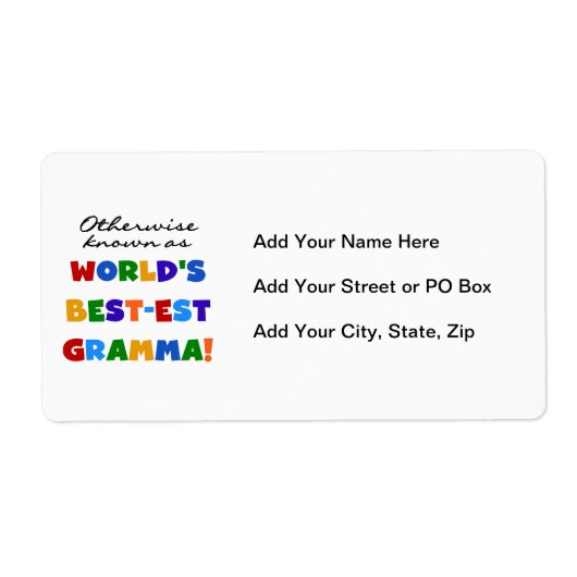 Anders Genoemd geworden T-shirts van Gramma van Etiket (Voorkant)
