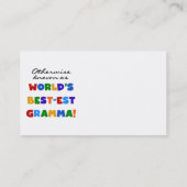 Anders Genoemd geworden T-shirts van Gramma van Visitekaartje (Achterkant)