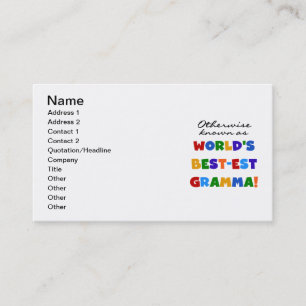 Anders Genoemd geworden T-shirts van Gramma van Visitekaartje