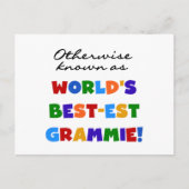 Anders Genoemd geworden T-shirts van Grammie van Briefkaart (Voorkant)