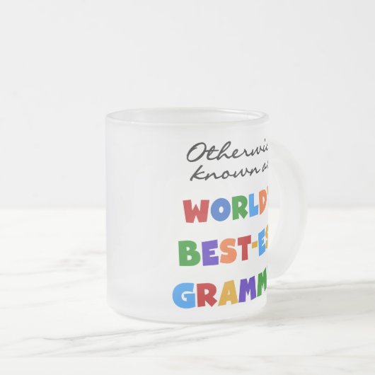 Anders Genoemd geworden T-shirts van Grammie van Matglas Koffiemok (Voorkant rechts)