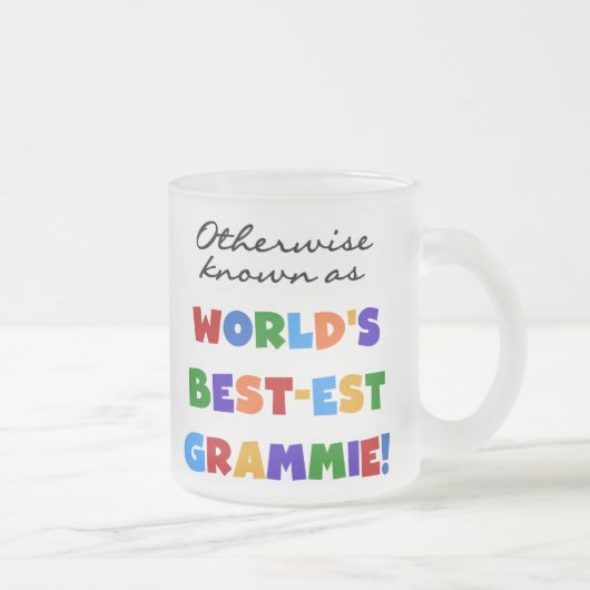 Anders Genoemd geworden T-shirts van Grammie van Matglas Koffiemok (Rechts)