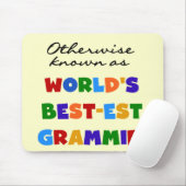 Anders Genoemd geworden T-shirts van Grammie van Muismat (Met muis)