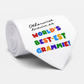 Anders Genoemd geworden T-shirts van Grammie van Stropdas (Opgerold)