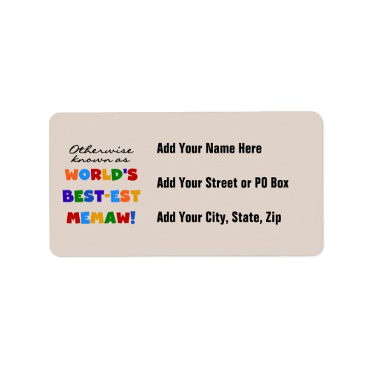 Anders Genoemd geworden T-shirts van Memaw van het Etiket (Voorkant)