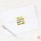 Anders Genoemd geworden T-shirts van Memaw van het Vierkante Sticker (Envelop)