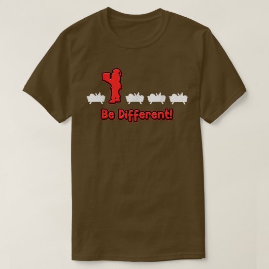 anders is Christkind een andere grappige kerstman T-shirt (Design voorkant)