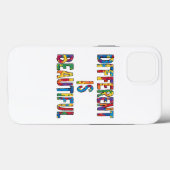 Anders is mooi - Autisme Bewustzijn Case-Mate iPhone Case (Achterkant (horizontaal))