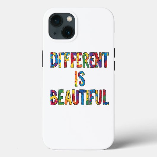 Anders is mooi - Autisme Bewustzijn Case-Mate iPhone Case (Achterkant)