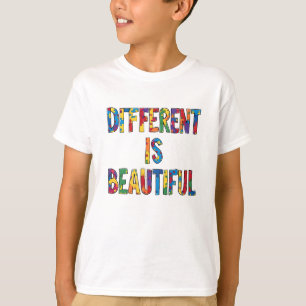 Anders is mooi - Autisme Bewustzijn T-shirt