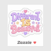 Anders Is Mooi Cute Pastel Kawaii Kinderen  Sticker (Vel)