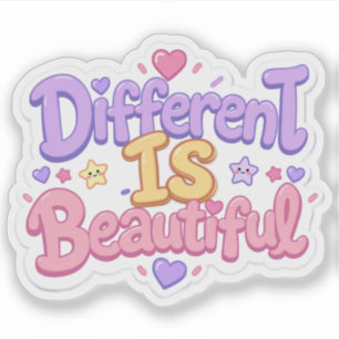 Anders Is Mooi Cute Pastel Kawaii Kinderen Sticker