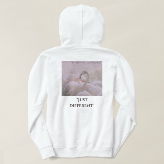 Anders is niet verkeerd hoodie (Design achterkant)