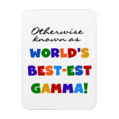 Anders Ken Best-Best Gamma Gifts Magneet (Verticaal)