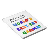 Anders Ken Best-Best Gamma Gifts Notitieblok (Schuin)