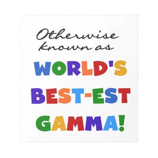 Anders Ken Best-Best Gamma Gifts Notitieblok (Voorkant)