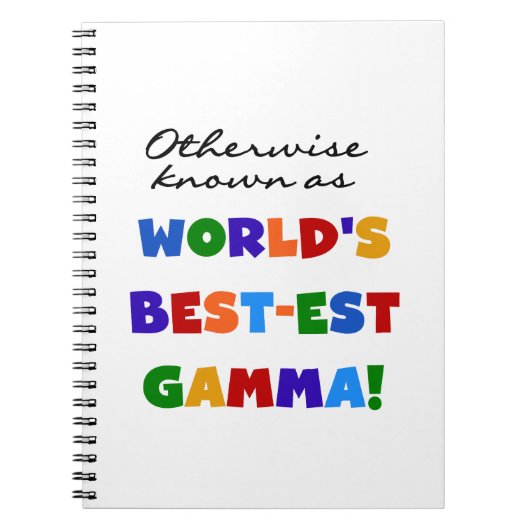 Anders Ken Best-Best Gamma Gifts Notitieboek (Voorkant)