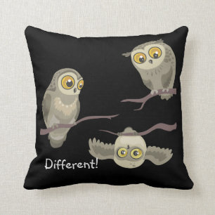 Anders! kleine opsidedown owl~ werpen kussen