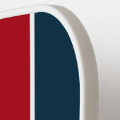Anders letter A betekent rode blauwe knight crest Pickleball Paddle (Links Detail)