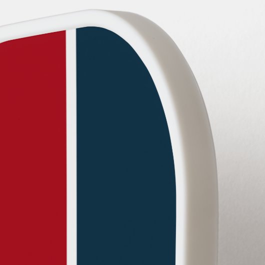 Anders letter A betekent rode blauwe knight crest Pickleball Paddle (Links Detail)