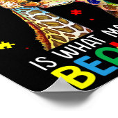 Anders Mooie Autisme Bewustzijn Puzzelstuk Poster (Hoek)
