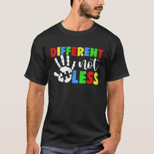 Anders Niet Minder Autisme Bewustzijn Maand Steun T-shirt