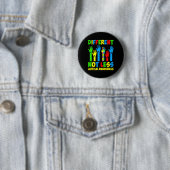 Anders Niet Minder Autisme Bewustzijn - Steun Auti Ronde Button 5,7 Cm (In situ)
