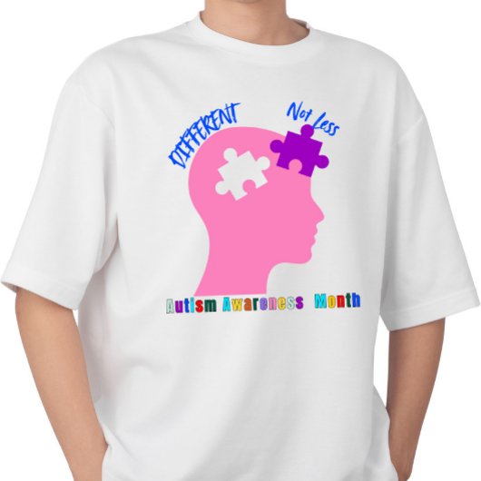 Anders niet minder - Autisme Bewustzijn T-shirt