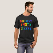 Anders Niet Minder Vet Puzzel Inclusie Autisme Bew T-shirt (Voorkant volledig)
