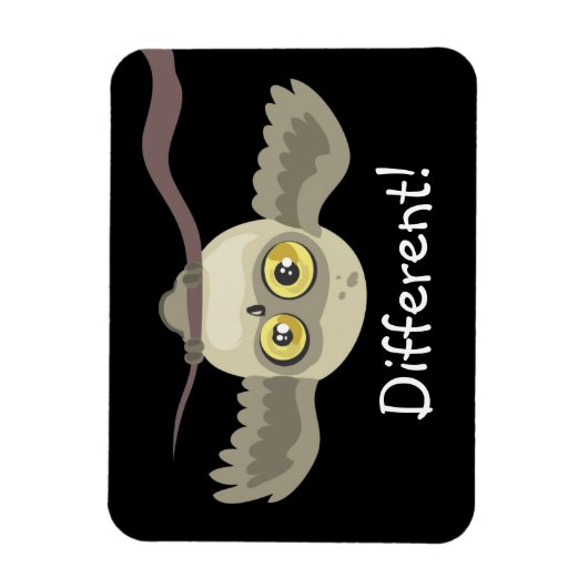 Anders! Omhoog naar beneden Owl!~magnet Magneet (Verticaal)