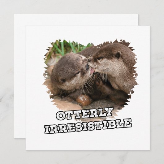 Anders onweerstaanbare charme kaart (Voorkant / Achterkant)