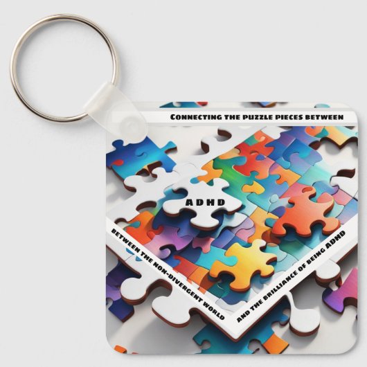 Anders Osborne Ph.D. "A.D.H.D." Sleutelhanger (Voorkant)