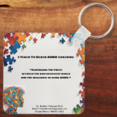 Anders Osborne Ph.D. "A.D.H.D." Sleutelhanger (Achterkant)