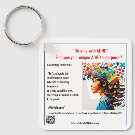Anders Osborne Ph.D. Positieve coaching Sleutelhanger (Voorkant)