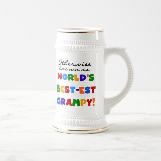 Anders 's Werelds best-grijze cadeautjes Bierpul (Rechts)