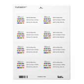 Anders 's Werelds best-grijze cadeautjes Etiket (Full Sheet)