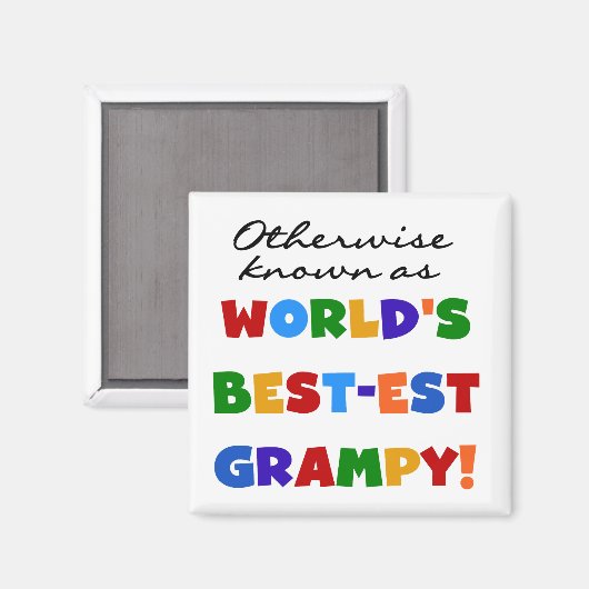 Anders 's Werelds best-grijze cadeautjes Magneet (Voorkant / Achterkant)