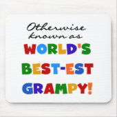 Anders 's Werelds best-grijze cadeautjes Muismat (Voorkant)