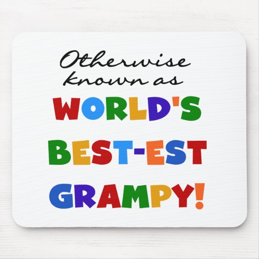 Anders 's Werelds best-grijze cadeautjes Muismat (Voorkant)