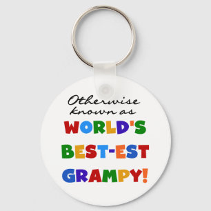 Anders 's Werelds best-grijze cadeautjes Sleutelhanger