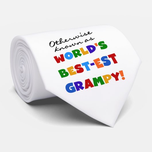 Anders 's Werelds best-grijze cadeautjes Stropdas (Opgerold)