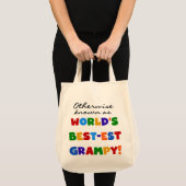 Anders 's Werelds best-grijze cadeautjes Tote Bag (Voorkant (product))