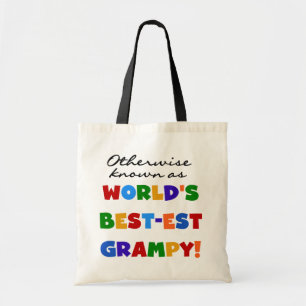 Anders 's Werelds best-grijze cadeautjes Tote Bag