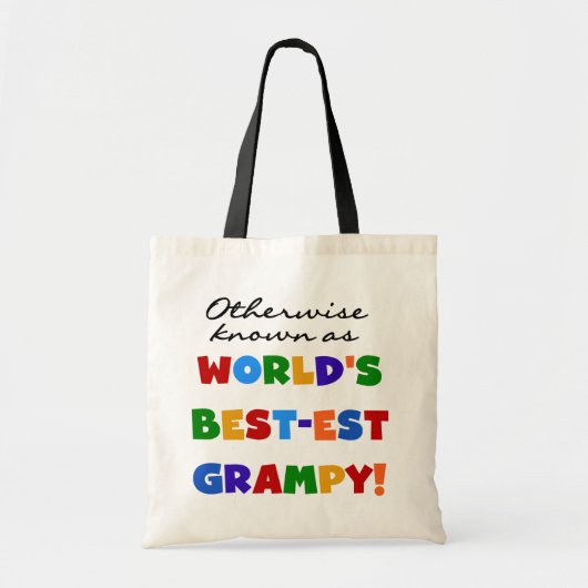 Anders 's Werelds best-grijze cadeautjes Tote Bag (Voorkant)