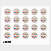Anders 's werelds beste Abuela Gifts Ronde Sticker (Vel)