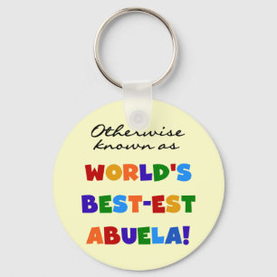 Anders 's werelds beste Abuela Gifts Sleutelhanger