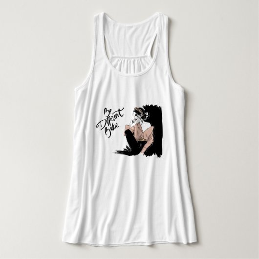 Anders zijn tanktop (Design voorkant)