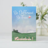 Anders zijn, vrij zijn (Staand voorkant)