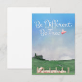 Anders zijn, vrij zijn (Voorkant / Achterkant)