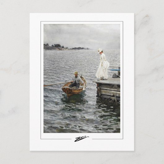 Anders Zorn #128 - Kunstmatig Briefkaart (Voorkant)